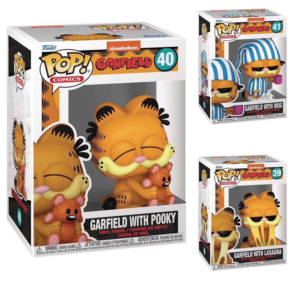 Its Lasagne time! First look at new Garfield pops via @RockOsiris #garfield #lasagne #Funkos #Funkopop #Collectibles #Collectible #Popholmes #Funkonews #Funkopopnews #Funkopopvinyl #Funkopops #Popvinyl #Funkofamily #Funkomania #Funkocollector #Toys
