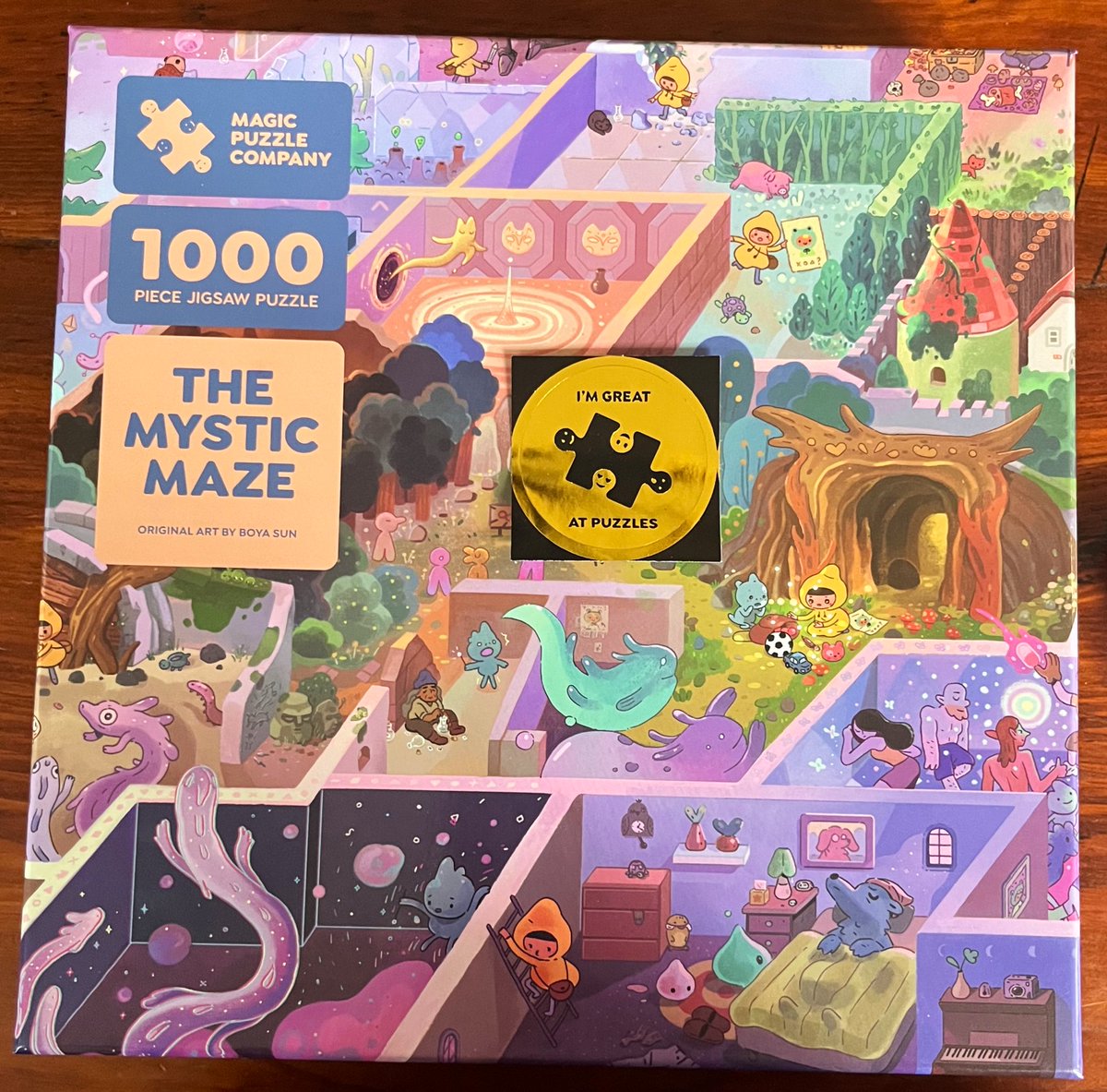 I HAVE EARNED THIS STICKER!!!! This puzzle was INCREDIBLE!!