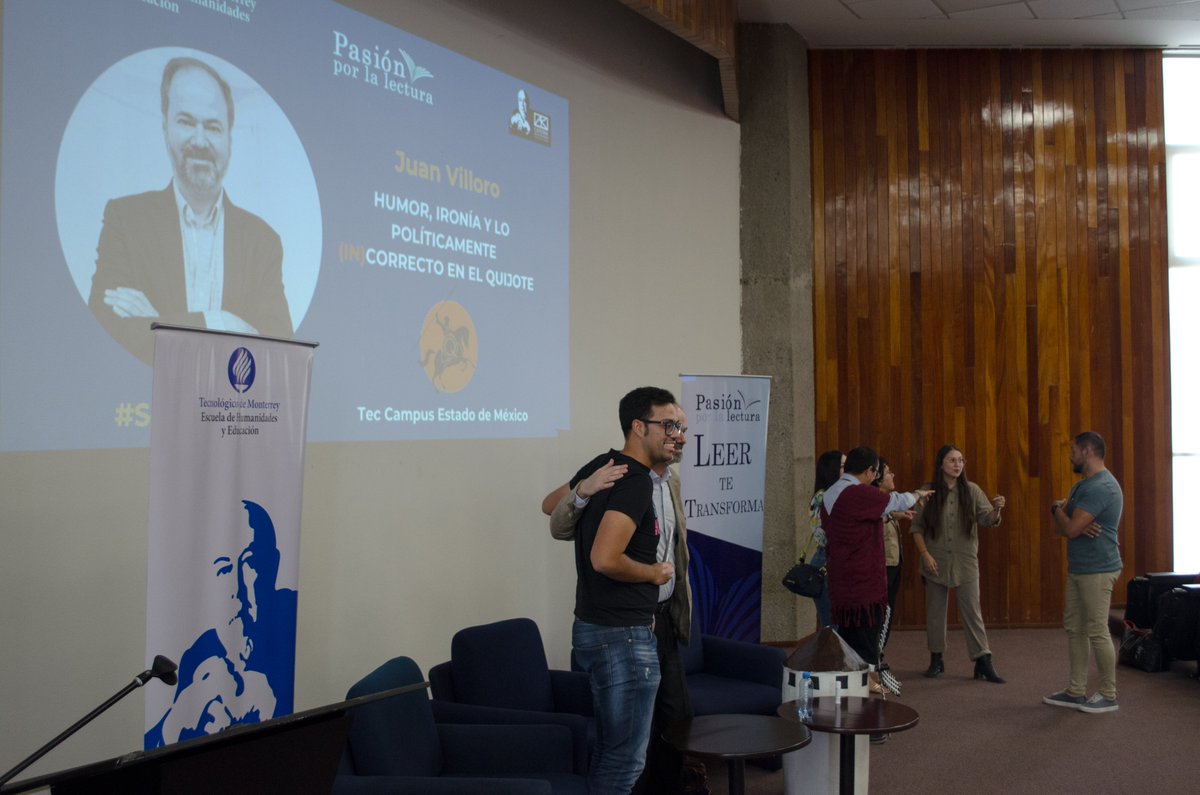 🔶Visita de Juan Villoro a <a href="/ITESMCEM/">Tec Estado de México</a>,  durante este conversatorio, @jvilloro dialogó con la comunidad estudiantil y docente sobre el “Humor, ironía y lo políticamente (in)correcto en El Quijote”, causando emoción en cada uno de los participantes🔶

#SomosEHE #JuanVilloro #TecCEM