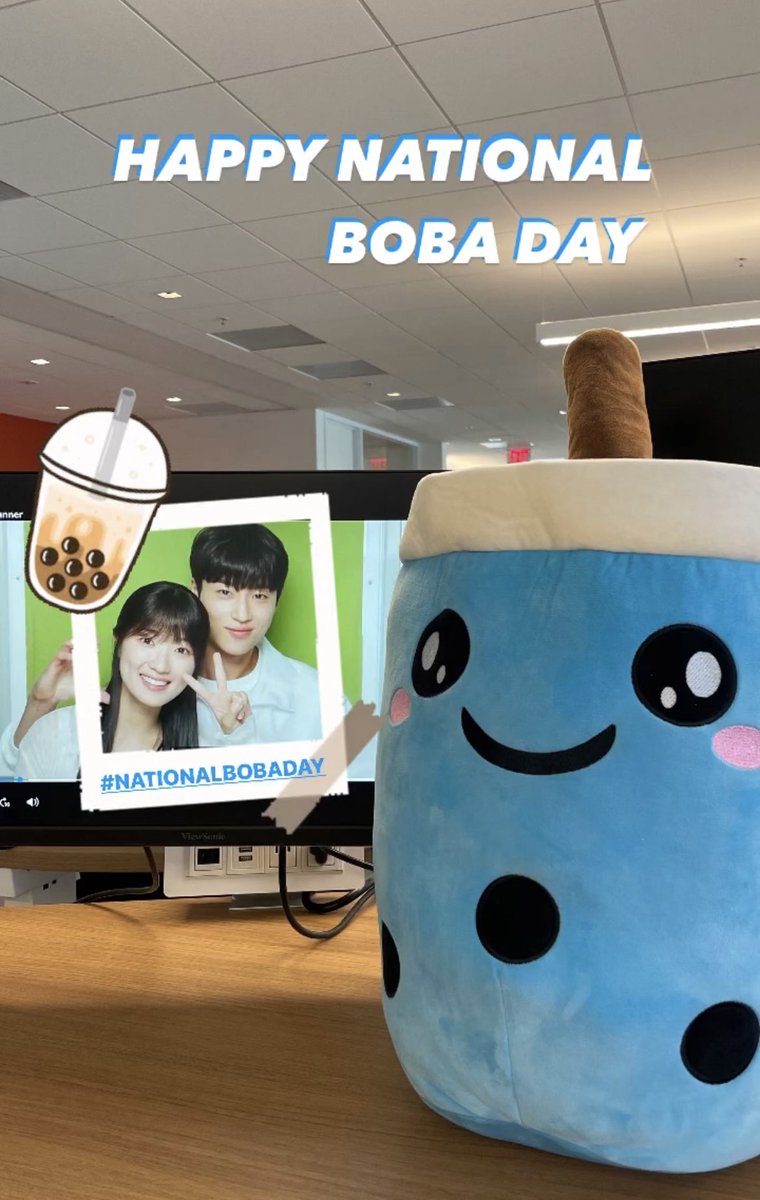 Happy #nationalbobaday🧋from #viki! What do you think #KimHyeYoon and #ByeonWooSeok’s orders would be? 🤔