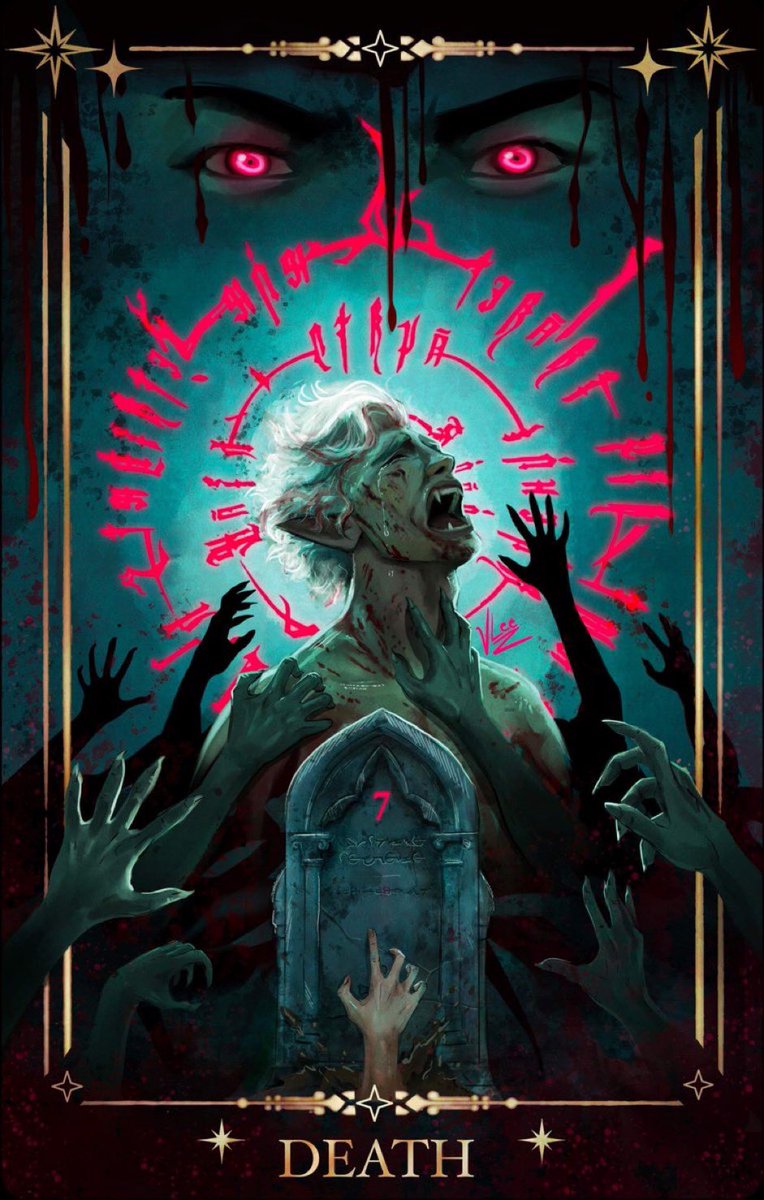 Probably my Astarion Tarot card. #bg3