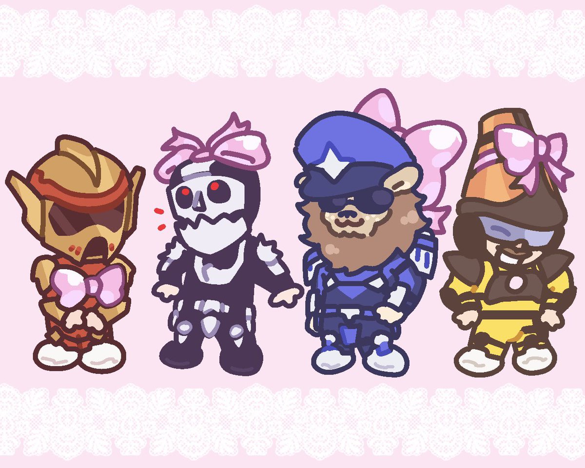 🎀 Request by my friend - “little #TWRP guys with bows”