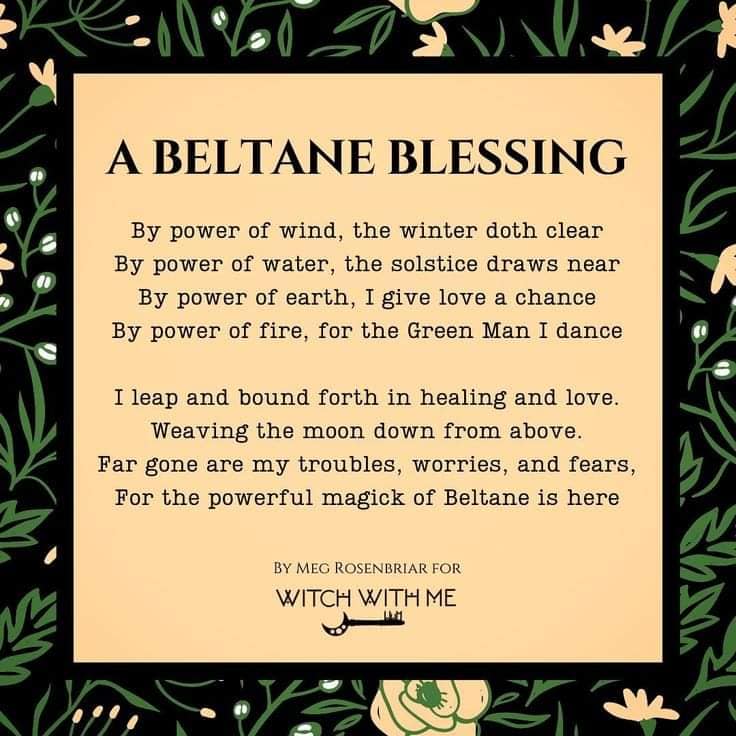 Happy Beltane..blessed be ✨🌸☀️🧚‍♀️