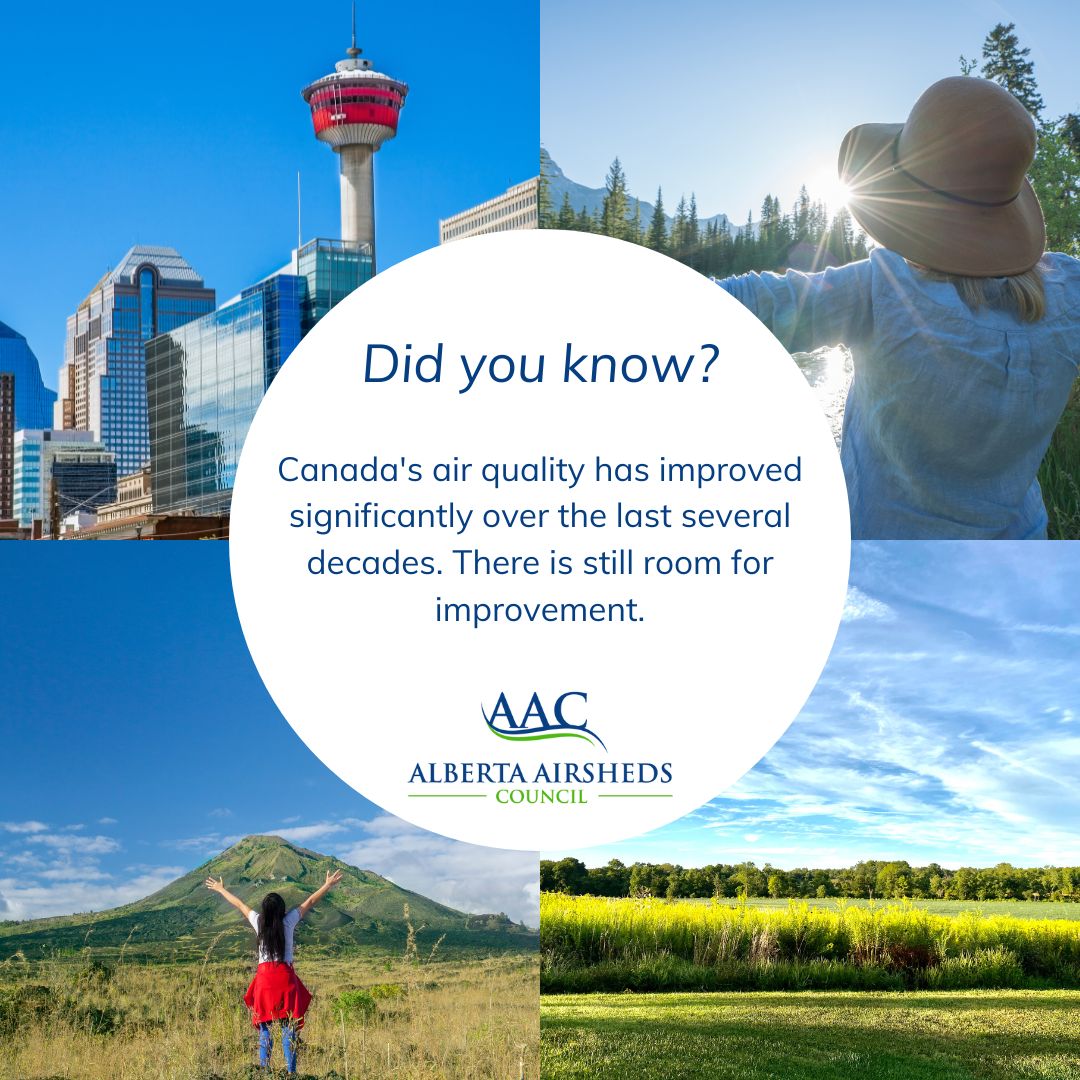 Canada's air quality has improved significantly over the last several decades. There is still room for improvement. Together, we can make a difference!

#GoodChoices #CleanAirDay