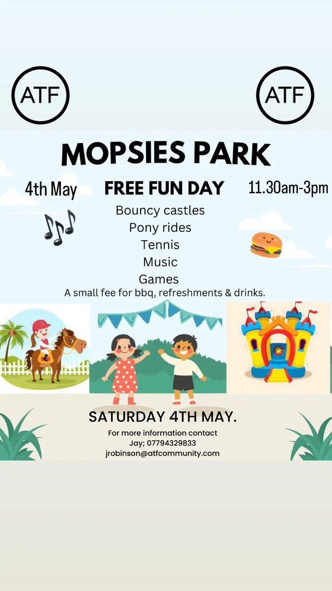 Come and join us this Saturday at Mopsies ParkPlay and stay on until 3pm for a great family event that provides opportunities for people to connect, have fun, and create positive change🎾@the_LTA @Greenstedpri @Ryedene @ActiveEssex @SouthendATF @EversleyP @NorthlandsPri