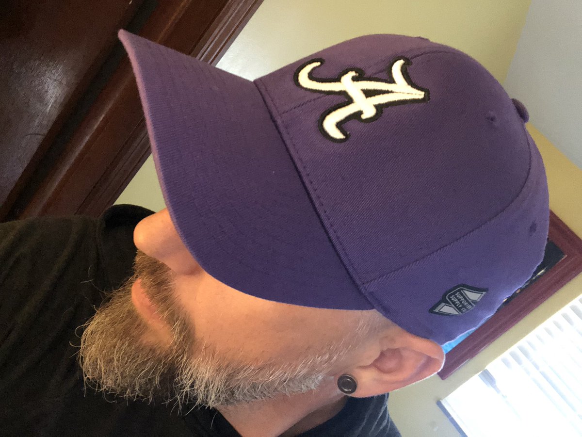 Big shout to <a href="/Morgan_Hughes/">Morgan Hughes</a> and <a href="/SupporterSupply/">Supporter Supply Co</a> for the fiery fresh custom #Ahigh hats!