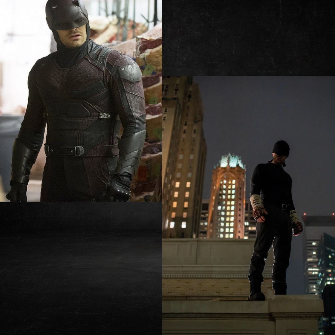 Doesn't matter what suit he wears.  The hero is the same.

#Daredevil #WorthTheWait #CharlieCox