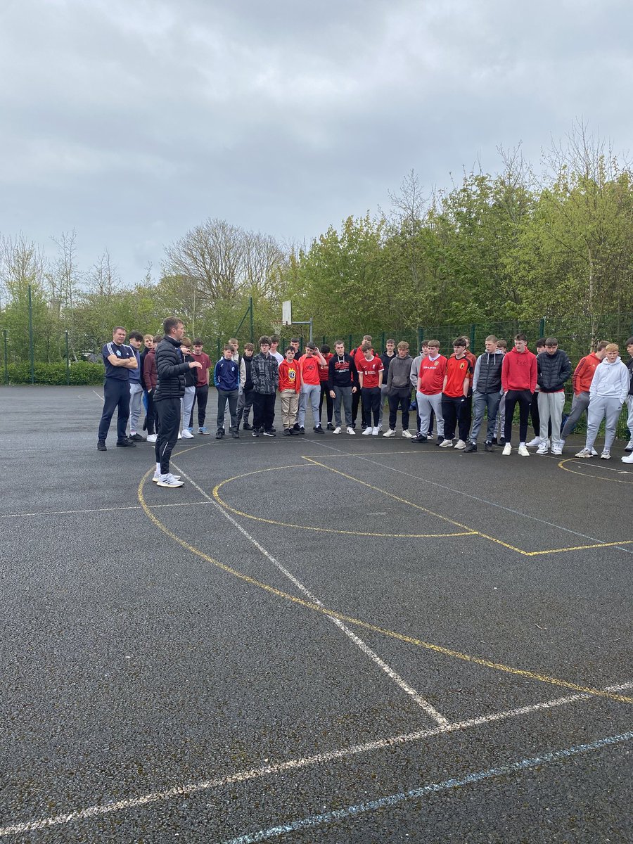 It was great to be part of the 'Dare to Believe' programme this year with our TYs. It finished with Olympian @marcus_lawler visiting the school and meeting our TY group with the aim of encouraging them to 'dare to believe' in themselves. #DareToBelieve @ERSTIRELAND