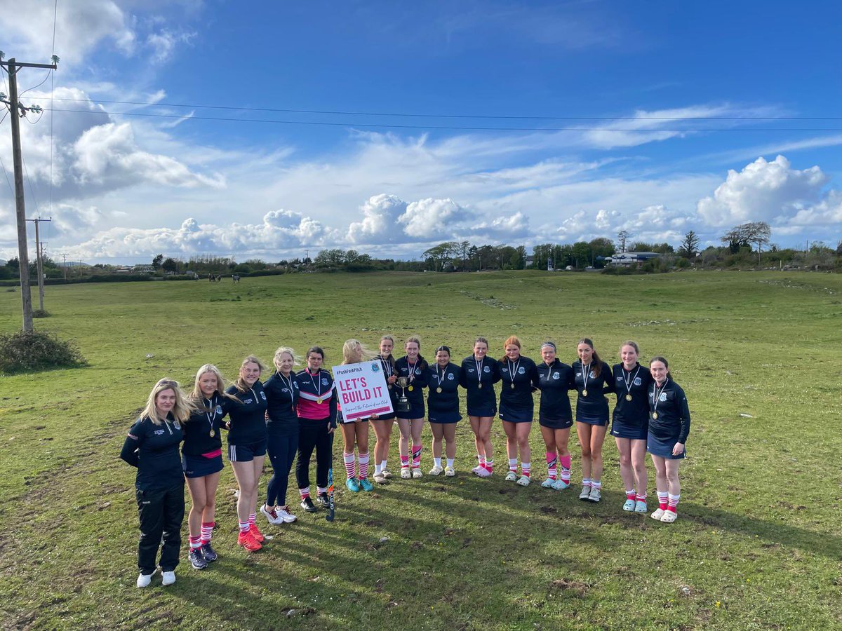 Making history… 
🏆Winning Kinvara HC team bring cup back to site of new hockey pitch in Kinvara. #LetsBuildIt 

We have a site, planning and now silverware…. We are building a multi-sport community pitch suitable for hockey & more…

facebook.com/share/atkNdncG…
