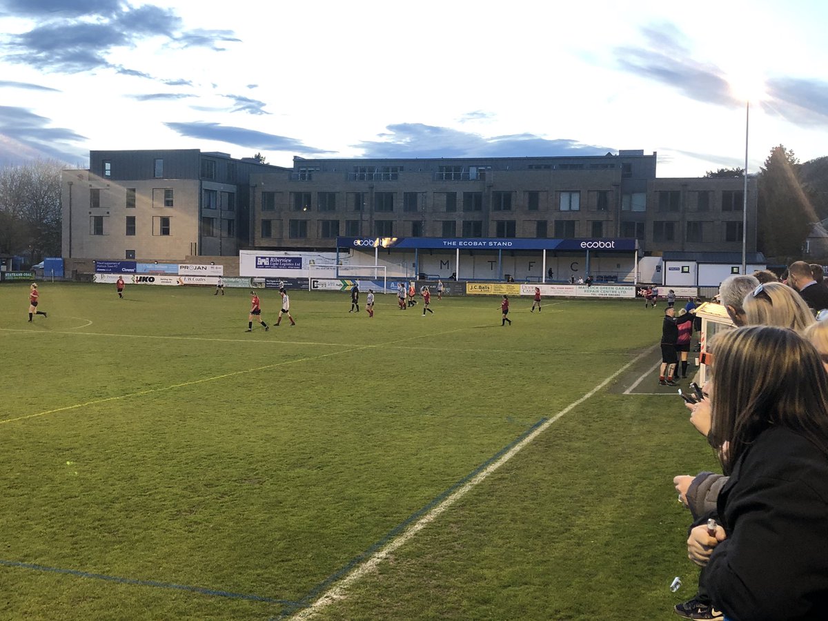 0-0 here in Matlock for the U18s girls v Sleetmoor league cup final #wearecoalville