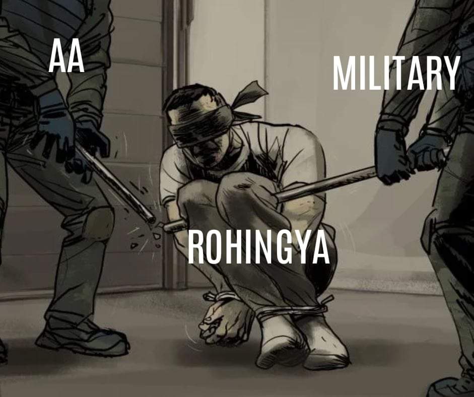 First genocide already have done by #Junta against #Rohingya. And now second genocide is doing by the terrorist racism Rakhine Rebel Group (#AA)

We have time yet to Protect Rohingya.

#UN
#R2P 
#humanity 
#RohingyaNeedProtection
