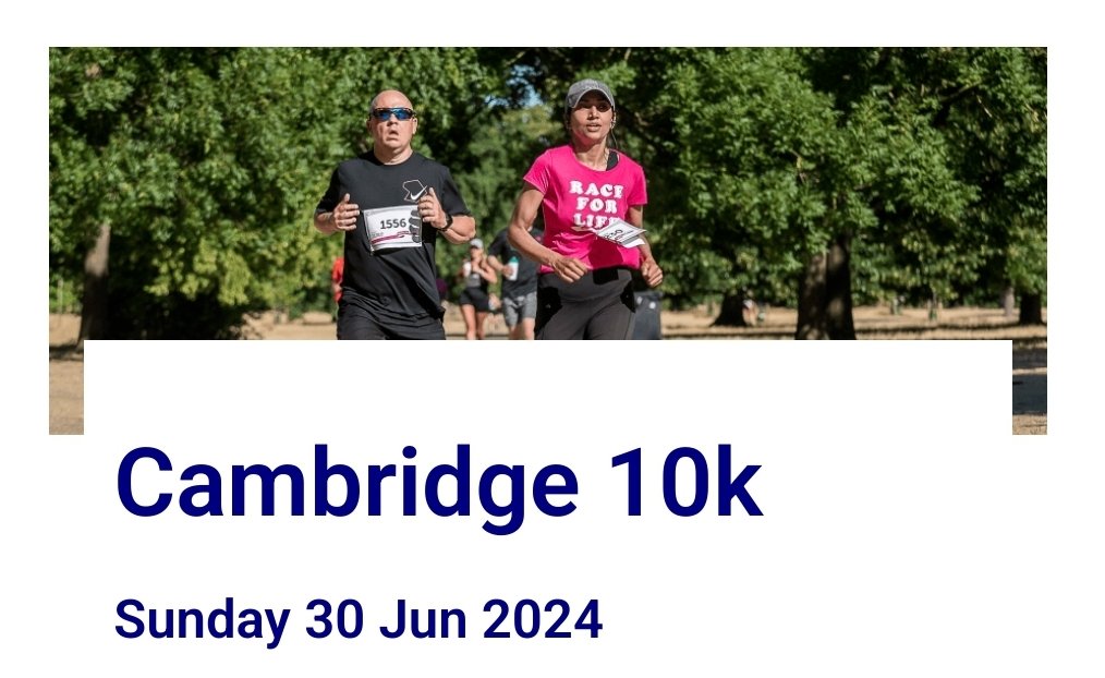 I will be running 10k for the #Cambridge @raceforlife in aid of @CR_UK, and in an attempt to #getfit, in just 61 days, any #donations would be greatly appreciated! (All donations go directly to Cancer Research UK)

Just giving page: fundraise.cancerresearchuk.org/page/lewis-spu…