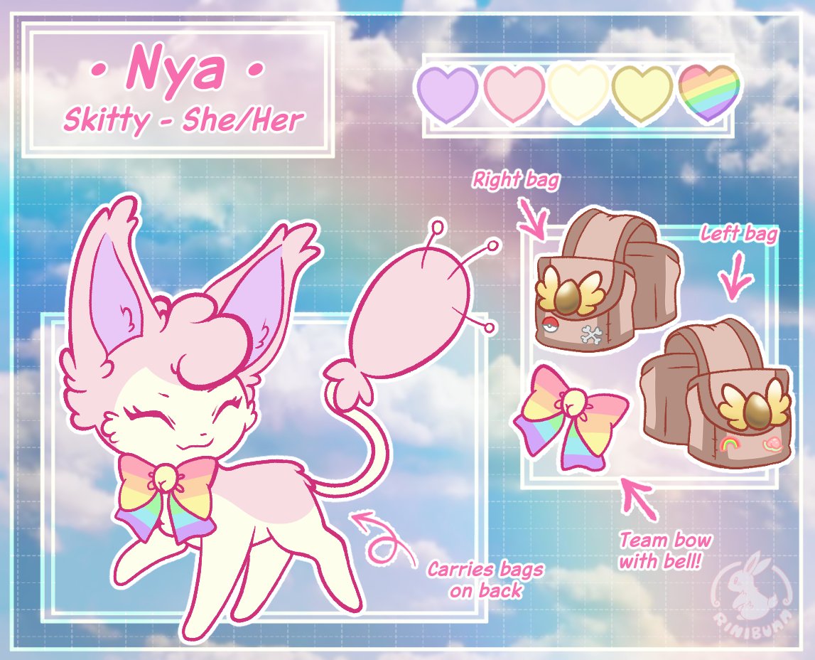 The other founding member of Team Skittles! 🩷🌈

Team Skittles takes place in PMD DX
toyhou.se/27019934.nya