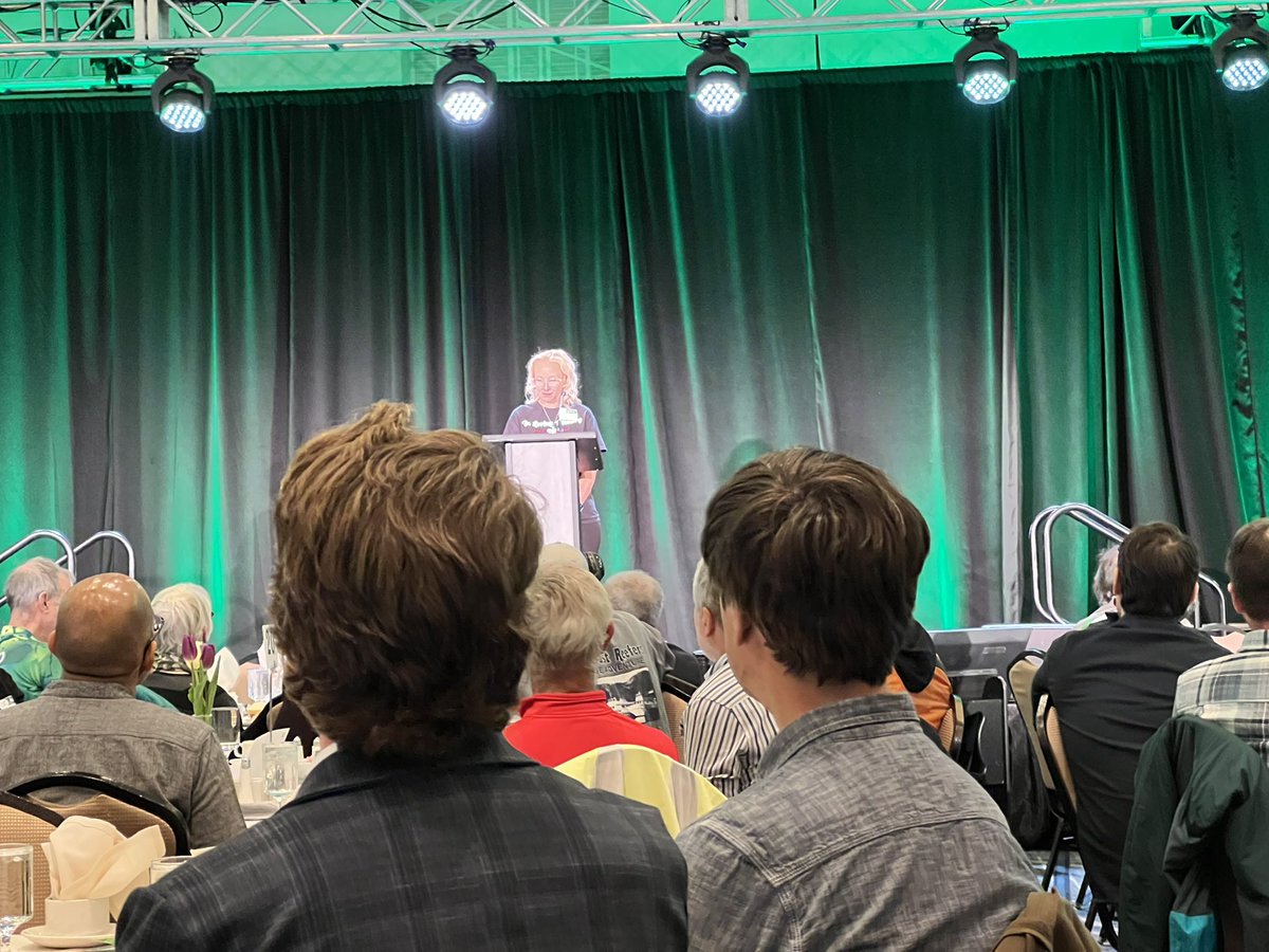 “I don’t know if everyone knows my son’s story, but he was one of those ‘invisible people in a crosswalk.’ He started riding when he was 4 and never stopped.” -Amber Weilert, Michael’s mom, at the @CascadeBicycle lunch