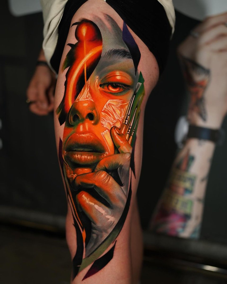 Awesome colour work from Engin Koç with Killer Ink tattoo supplies! #tattoo