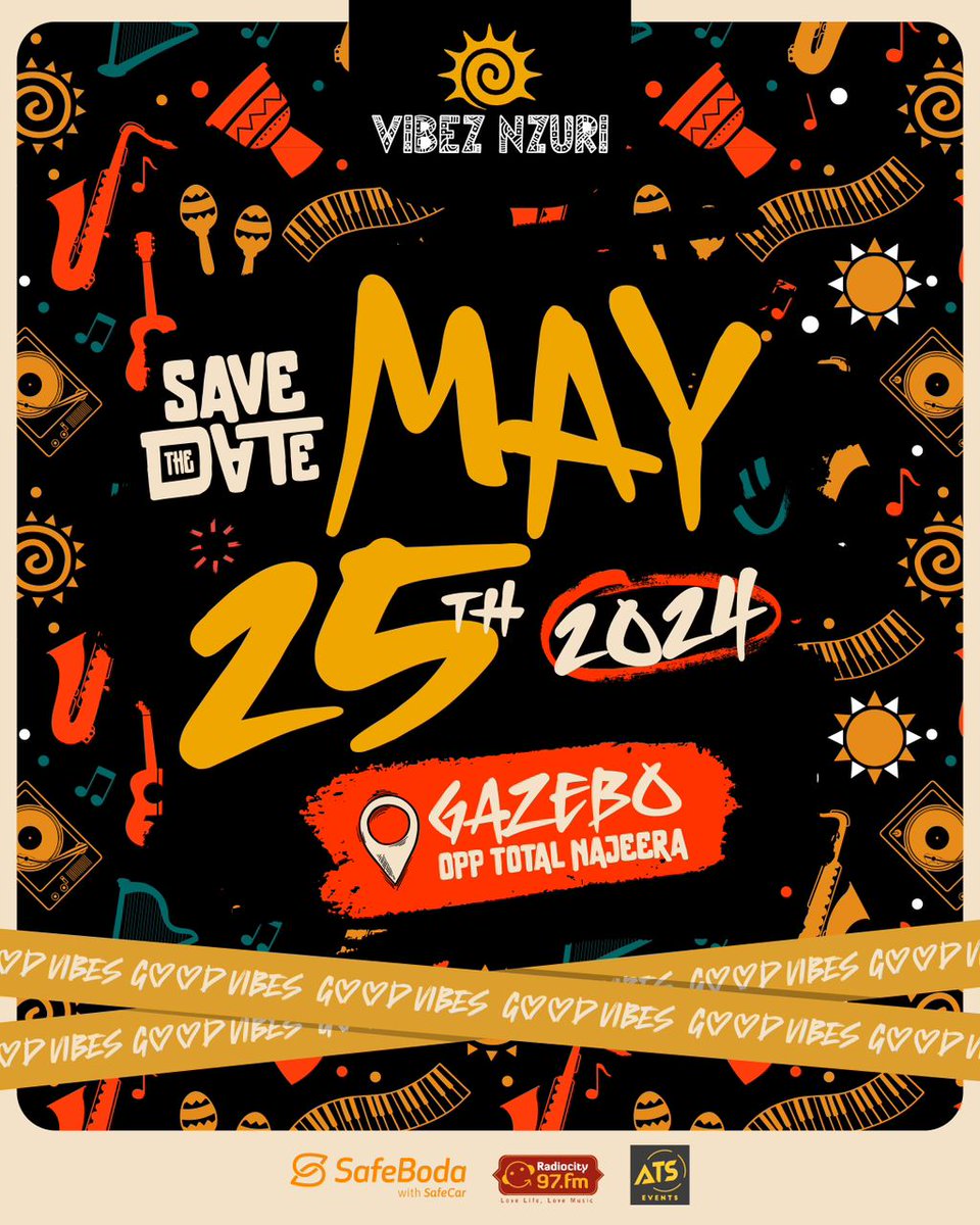 Last year it was massive this year @SafeBoda , @97fmRadiocity, and @atsevents_ug are taking the  vibe top notch again at Gazebo Grill Najjera 
#VibezNzuri
#VibezNzuriToTheWorld 
#VibezNzuriAt5