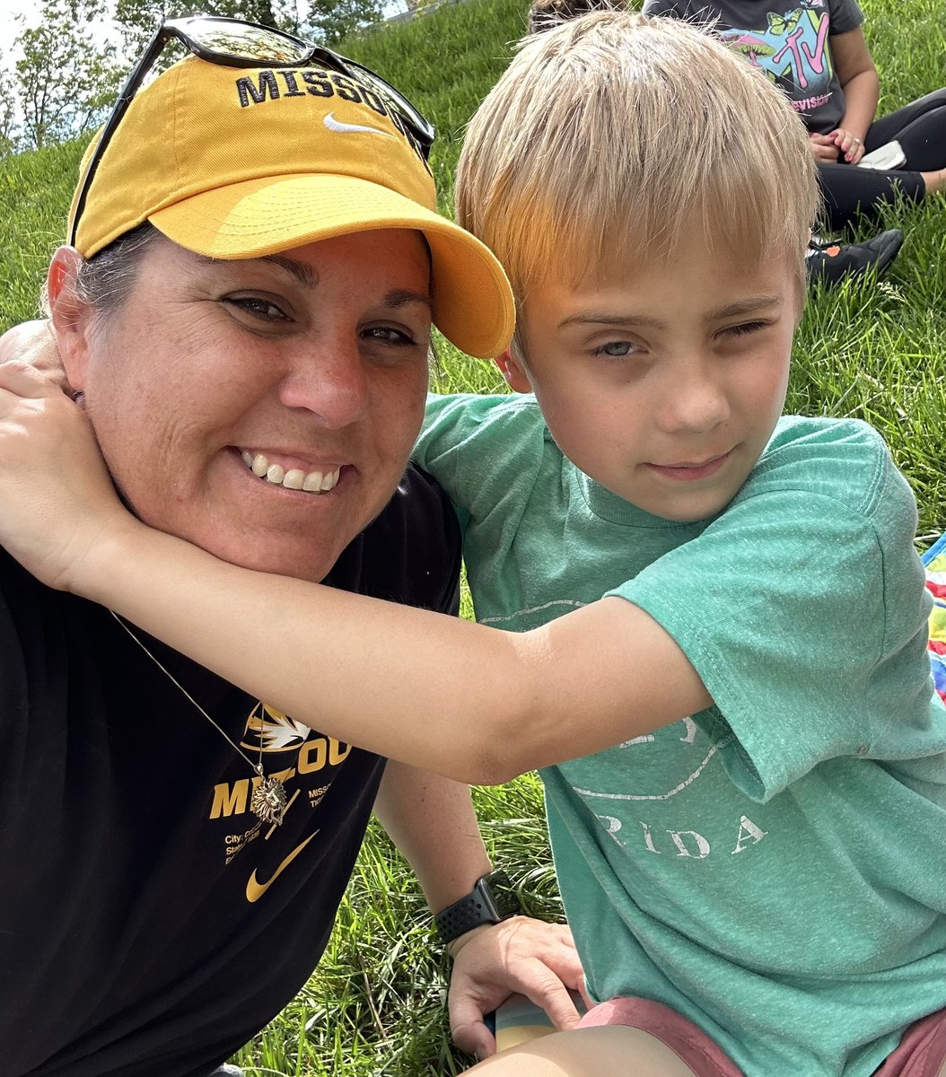 I got to meet up with #mightymax on his field trip this morning. They came to Mizzou, which makes it easy. #MIZ #MomsWhoCoach