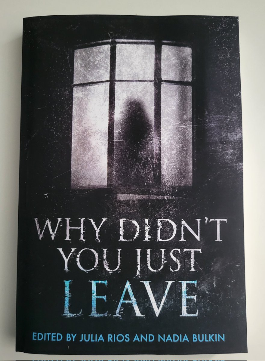 🎉🖤🎉 Happy book birthday to Why Didn't You Just Leave from @nadiabulkin, @omgjulia, and @CursedMorsels 🎉🖤🎉