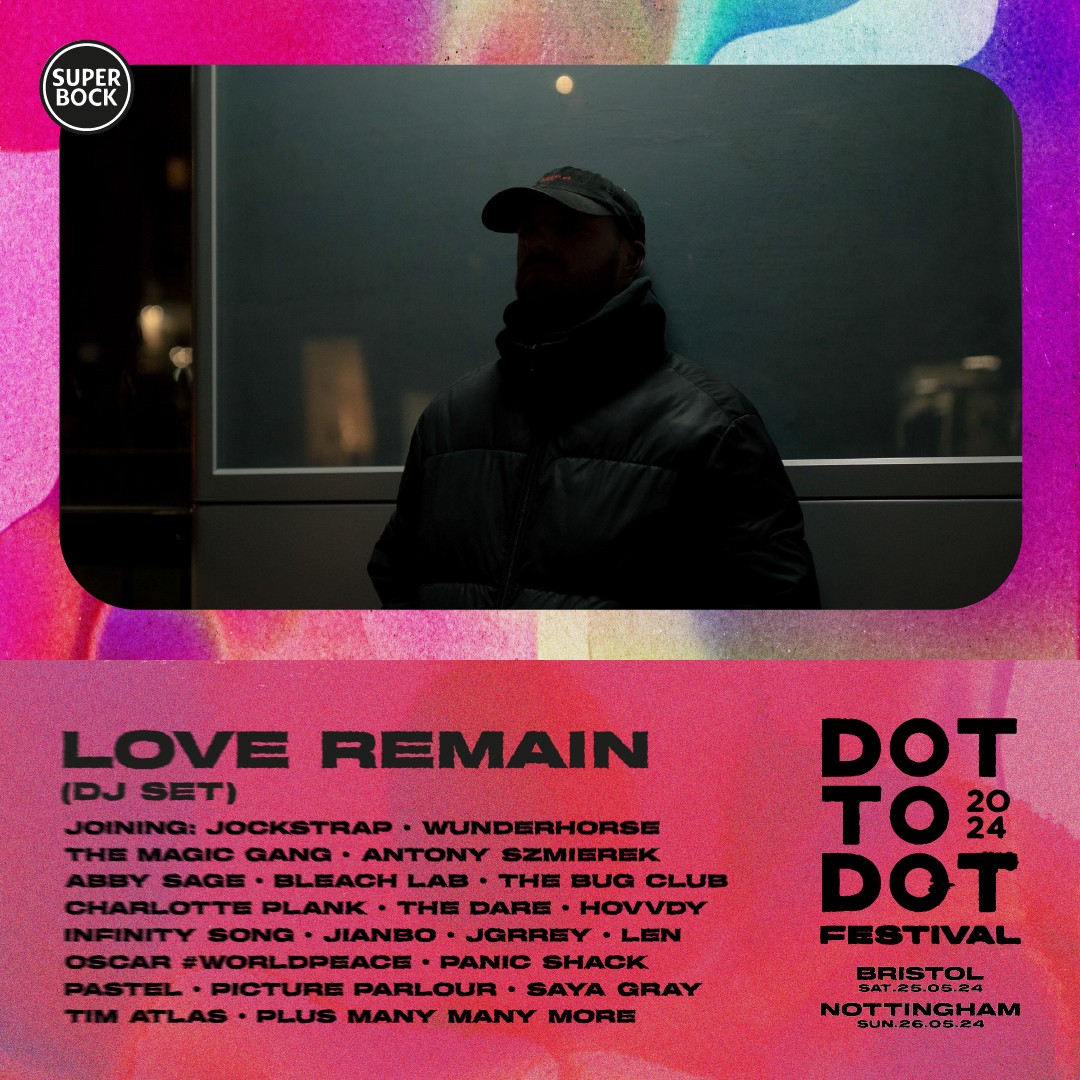 Love Remain’s music explores the geography of everyday life. The UK producer makes poetic dance music that’s suffused with the sounds of people and place. Love Remain joins this year’s D2D lineup and it promises to be a special show. Tickets here: shorturl.at/emVWY