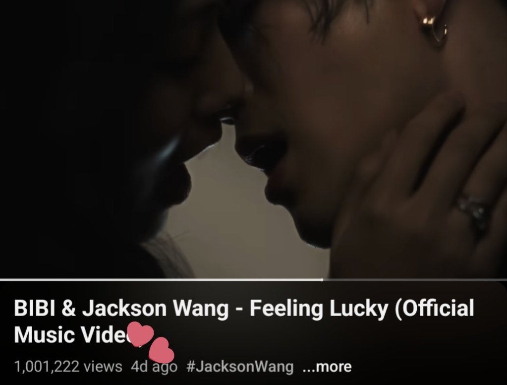 1 Million Views 🎉🎉🎉 Congratulations!!!

2 million ➡️
#FeelingLucky 
#JacksonWangXBIBI