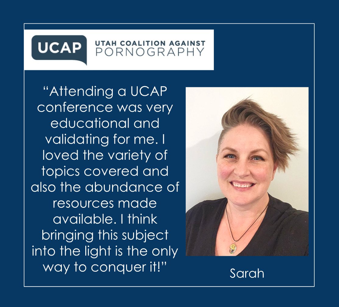 Want to read more about the UCAP speakers we have coming for the conference on Saturday? Follow this link and click on each speaker's photo to read about their background and the message they will share: utahcoalition.org/2024-conferenc…