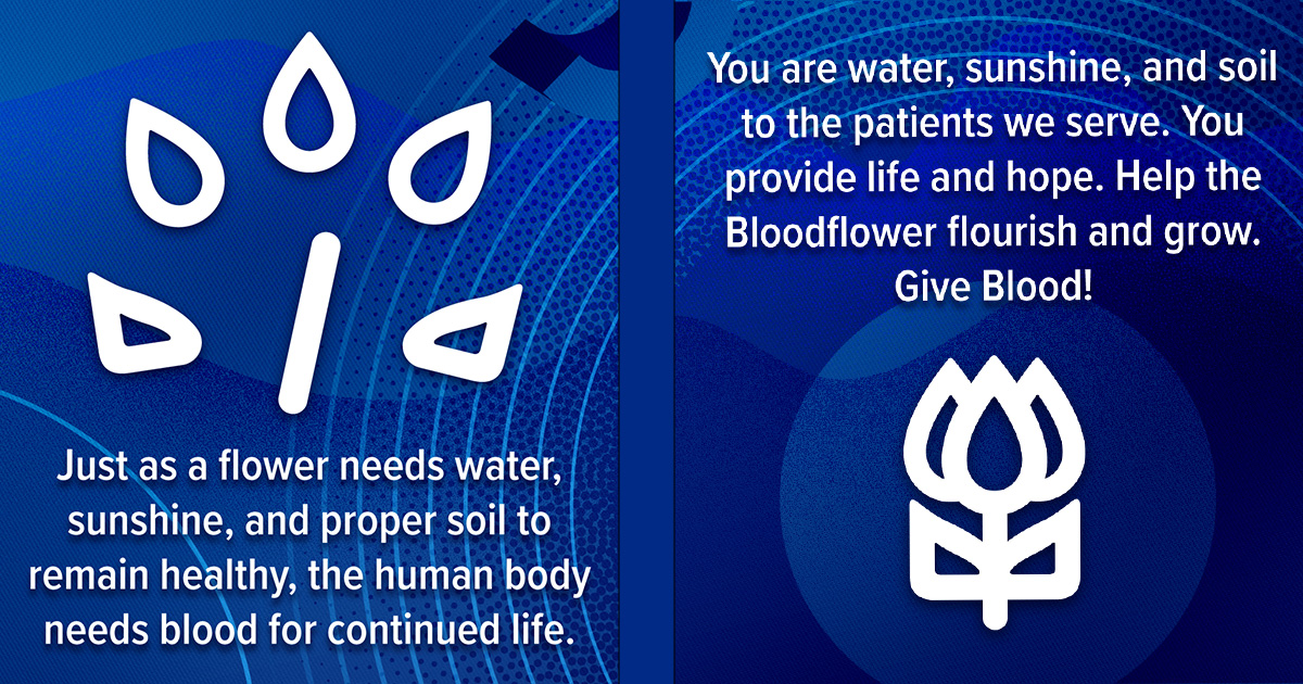 We all know April showers bring May flowers, but have you ever wondered what brought about the bloodflower? Learn the story of our logo and how you can help the bloodflower grow. Schedule your appointment to donate blood today at giveblood.org.