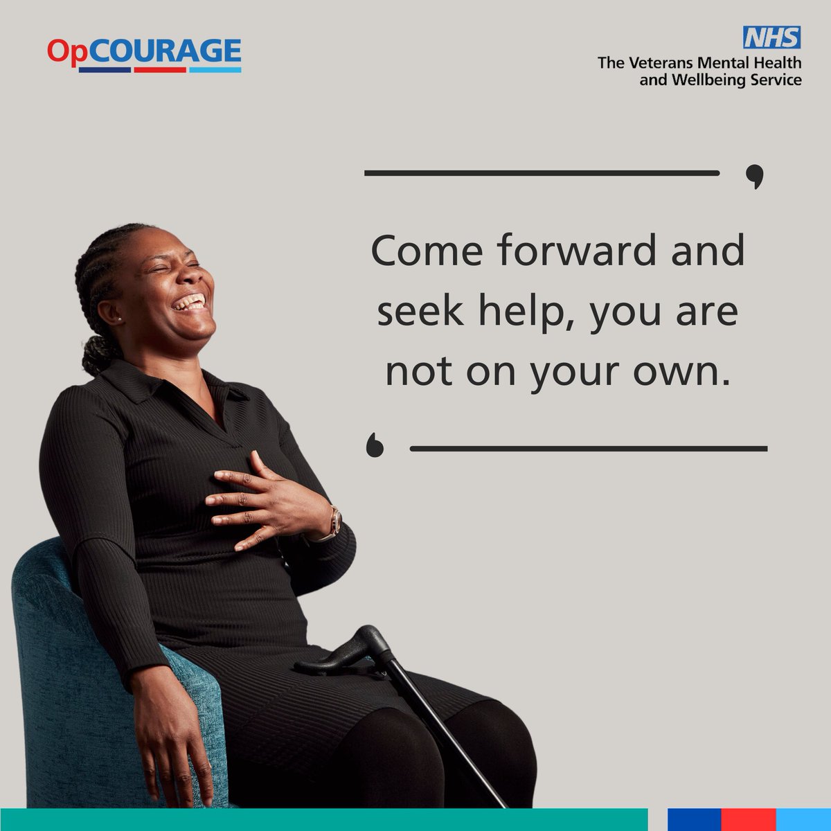 Mental ill health can affect anyone. Veterans in England can access Op COURAGE for support with their mental health and wellbeing. Find out more at 👉 nhs.uk/opcourage. #MidlandsOpCourage