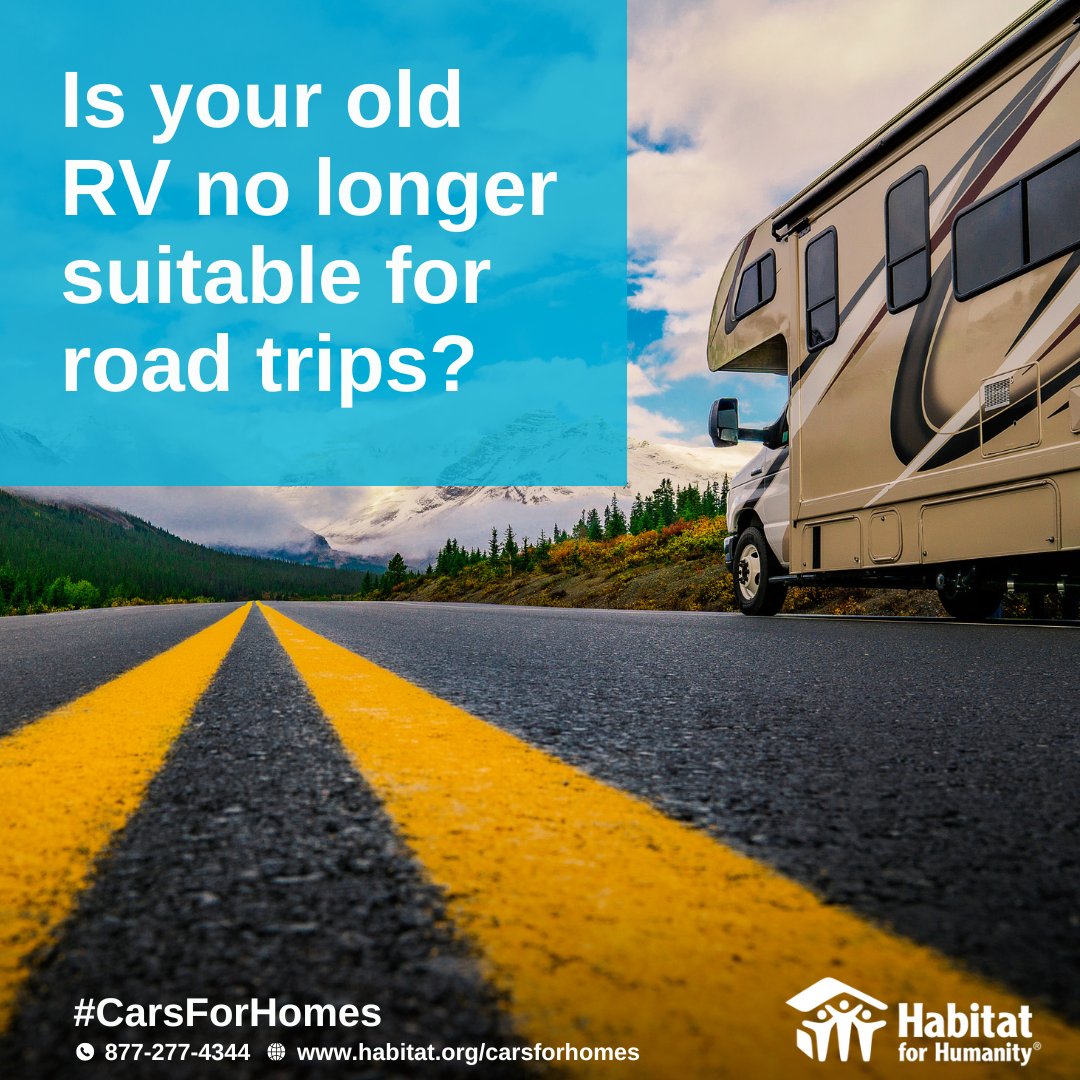 Consider donating it to create affordable housing opportunities in your community.

Learn more bit.ly/37tKx5S

#HabitatForHumanity 
#CarsForHomes