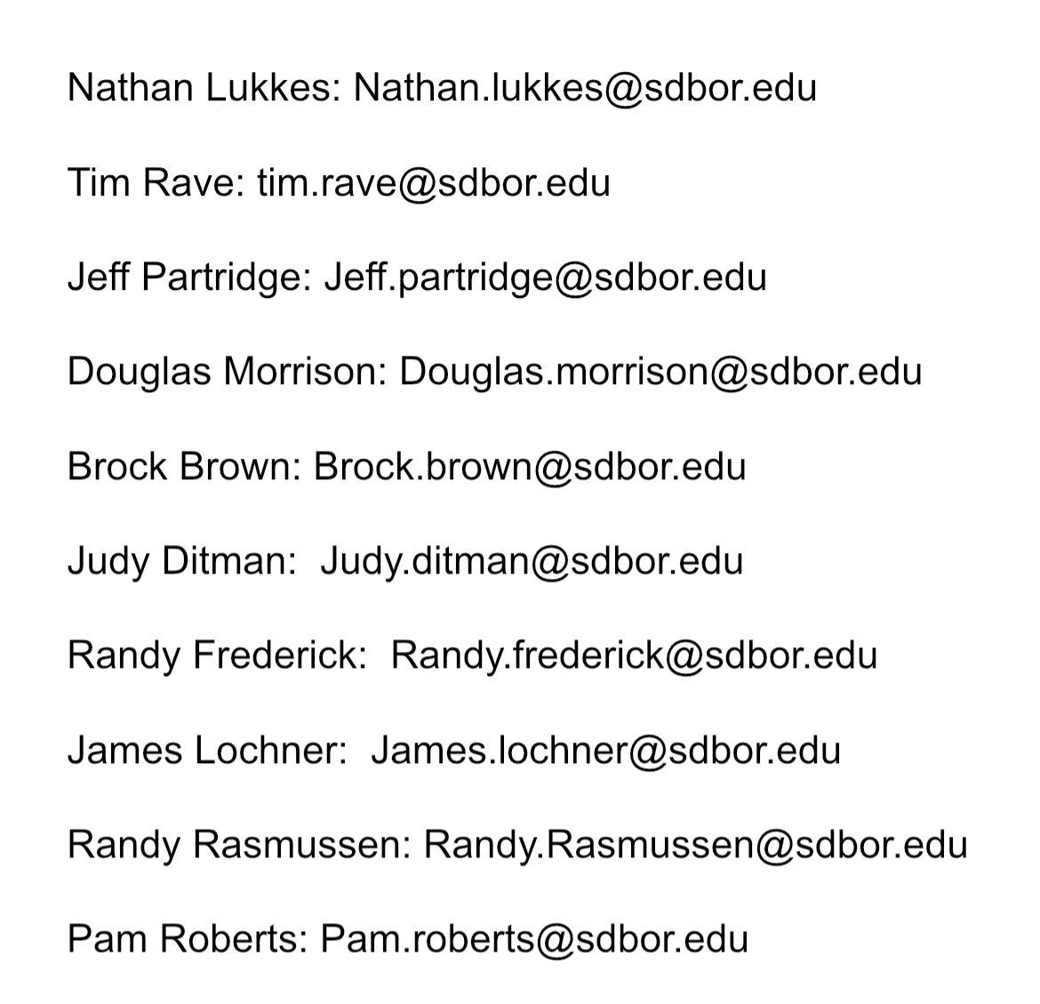 If you want to help fix this issue and protect students and faculty, the contact info of BOR members is publicly available! Send emails to our public officials and let them know this policy harms student and faculty speech! 11/11