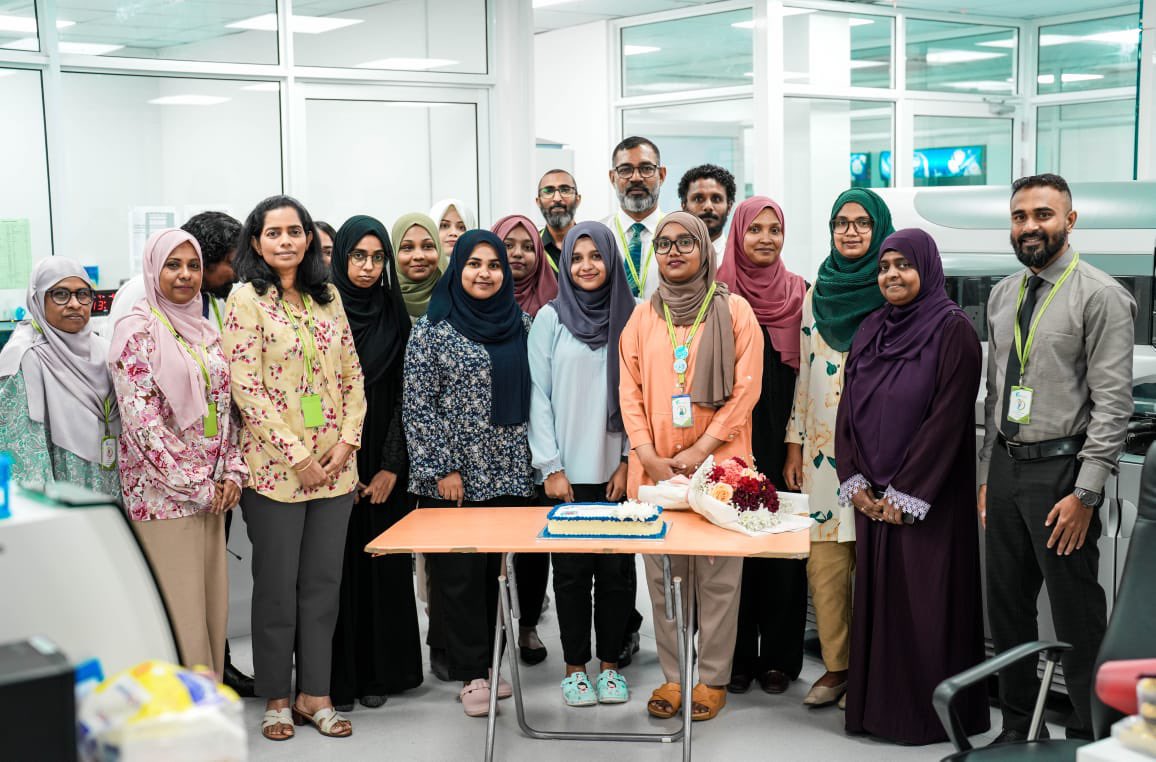 HMH_mv's tweet image. Shining a spotlight on the unseen heroes, celebrating the dedication and precision. Join us in honoring the tireless efforts and expertise of our laboratory professionals at Hulhumale&apos; Hospital on #LaboratoryProfessionalsWeek
