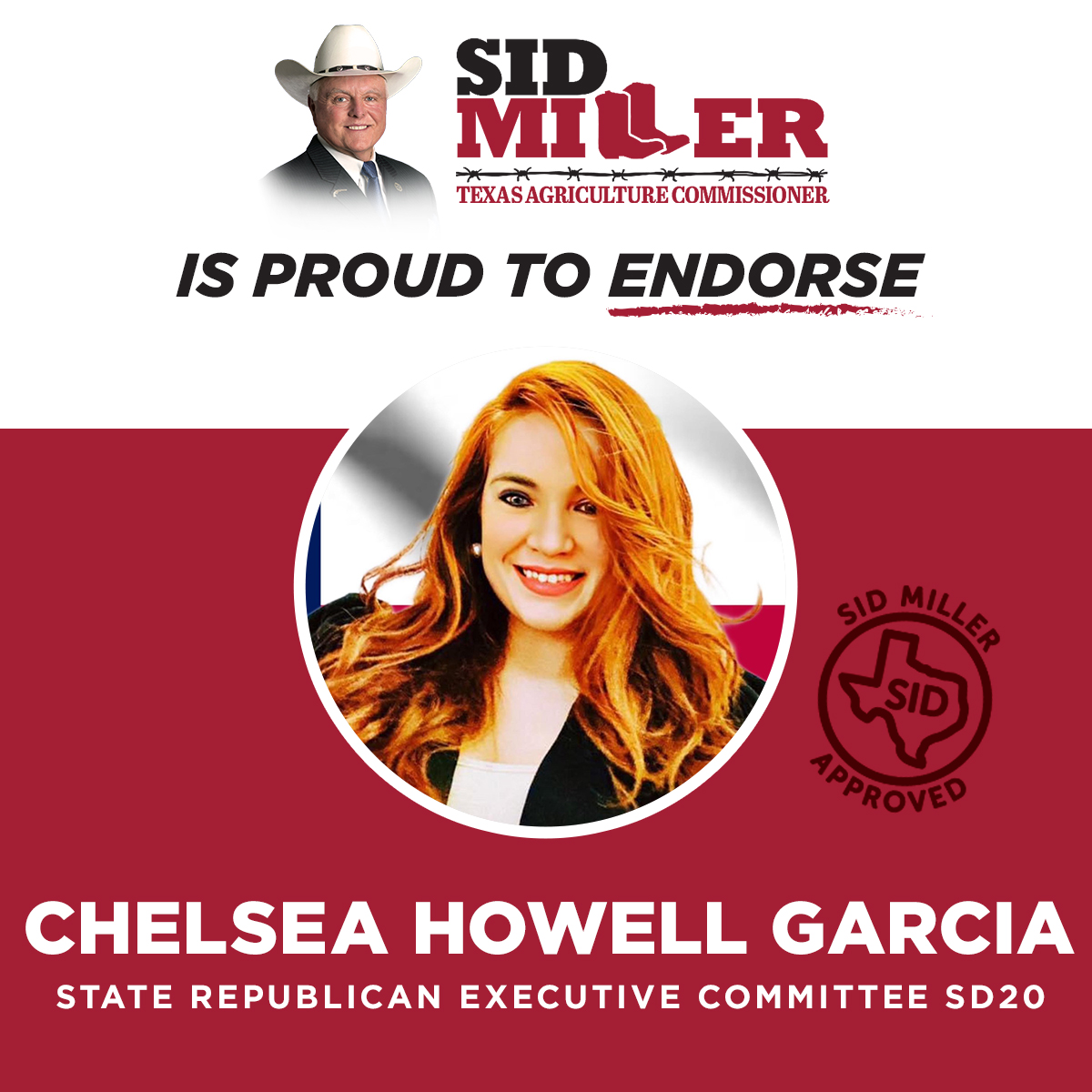 Just like the Texas House, the SREC needs principled conservatives who will serve the best interest of the Party and our voters. I am proud to endorse @Redhead_Latina in SD 20!