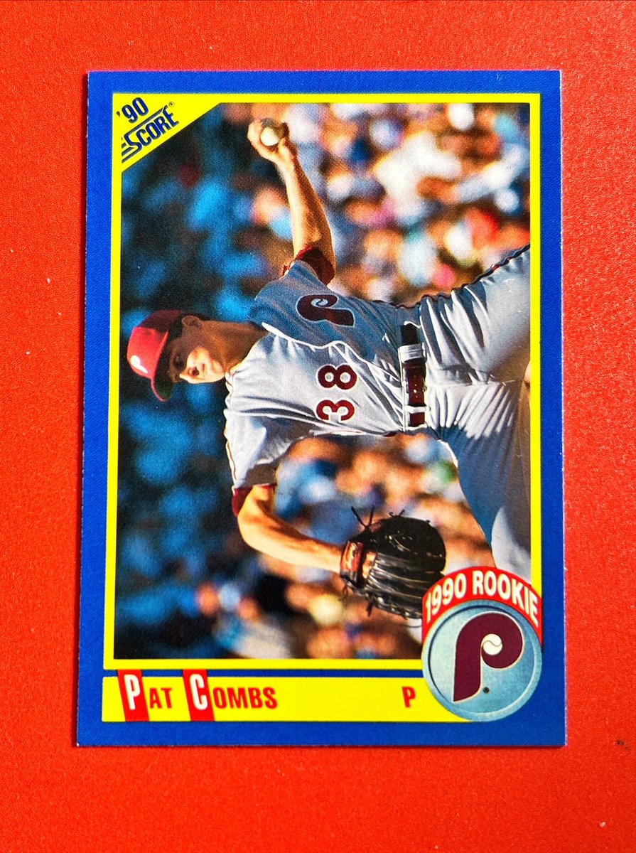 Day 71:

1990 Score #623 

Pat Combs RC

#phillies #baseballcards