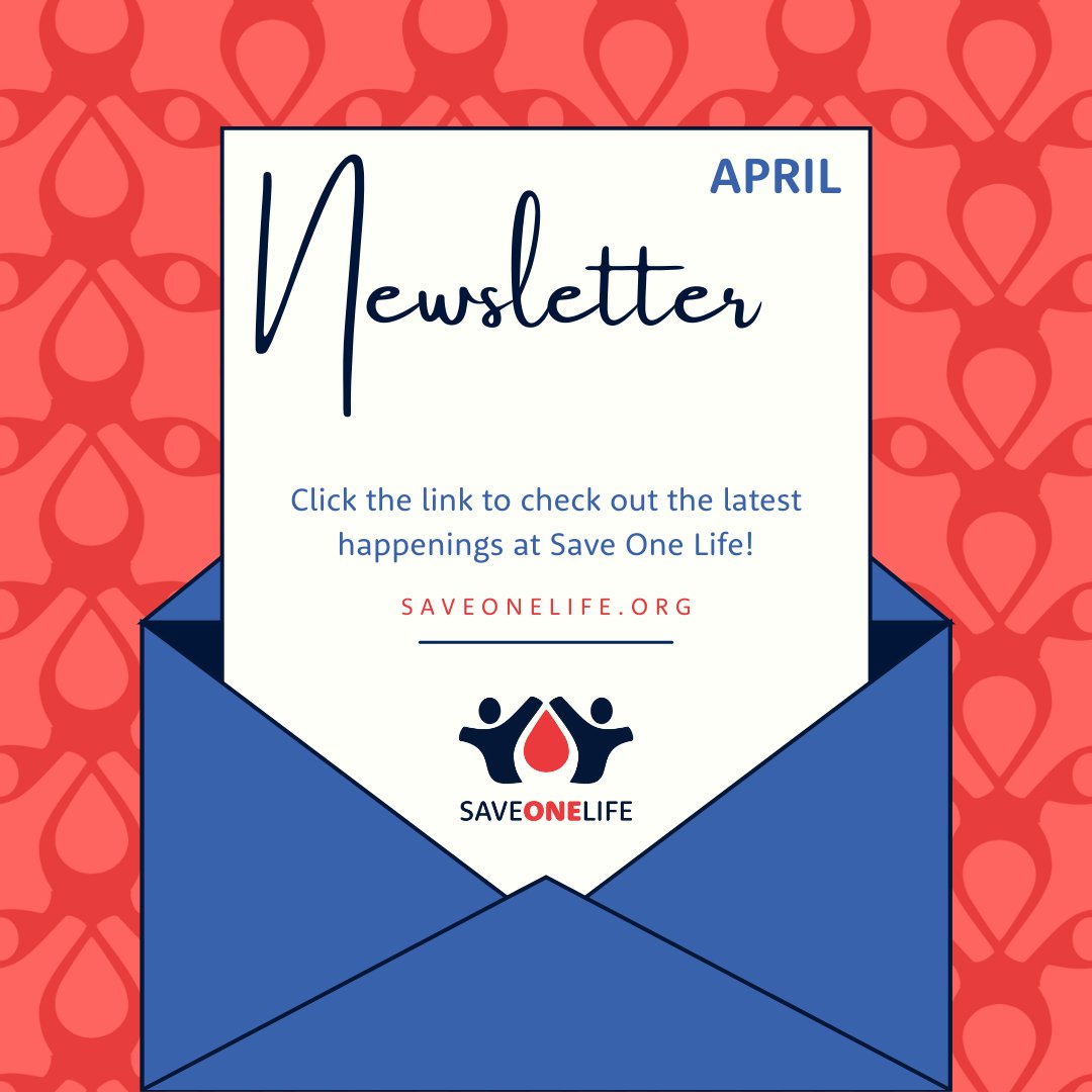SaveOneLifeInc's tweet image. Check out the latest happenings at Save One Life! conta.cc/3QjbcYn

#saveonelife #newsletter #bleedingdisorders #hemophilia
