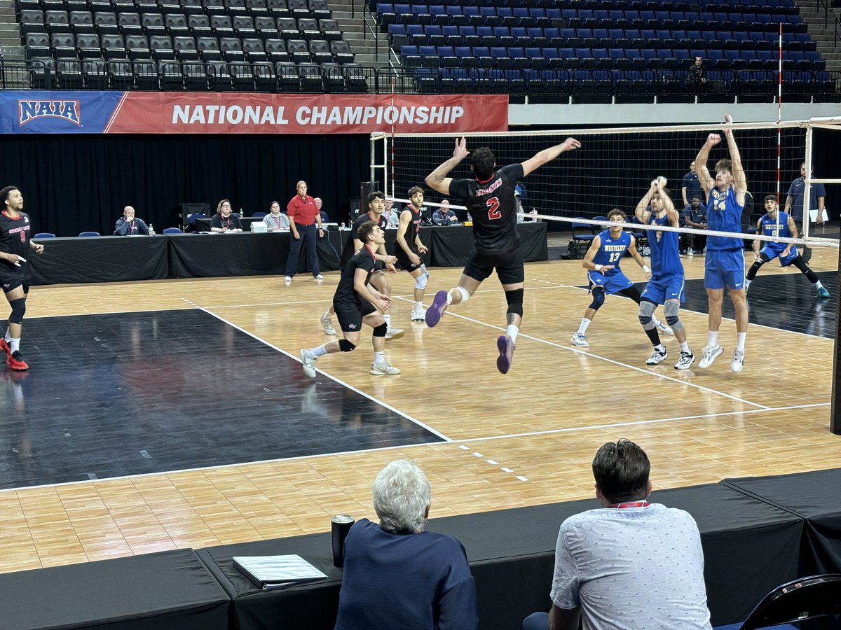 2024 Men’s @NAIA Championship is starting NOW! Pool play today through Thursday. Bracket play to follow.

First match is #3 Grand View vs #11 Westcliff.

📺 & 📈: naiastats.prestosports.com/sports/mvball/…