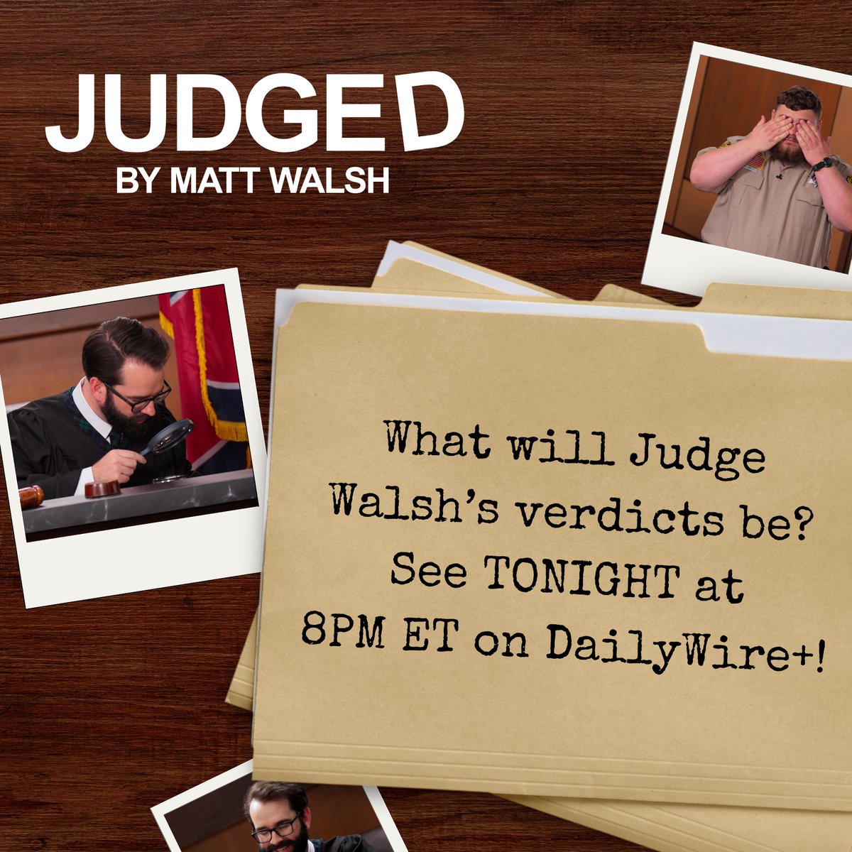 How do you think Judge Walsh will rule? Comment below! 👨‍⚖️ Find out his verdicts in an all-new episode of “JUDGED by Matt Walsh” tonight at 8PM ET, only on DailyWire+: dwplus.watch/4isa51kl