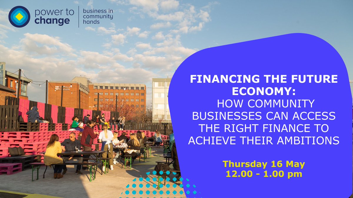 EVENT 📅 | Join us to launch our report, ‘Financing the future economy’. Hear insights & recommendations on how funders, social investors & government can unlock affordable, flexible & accessible finance to help #CommunityBusiness to thrive. Sign up 👉 bit.ly/44CMclb