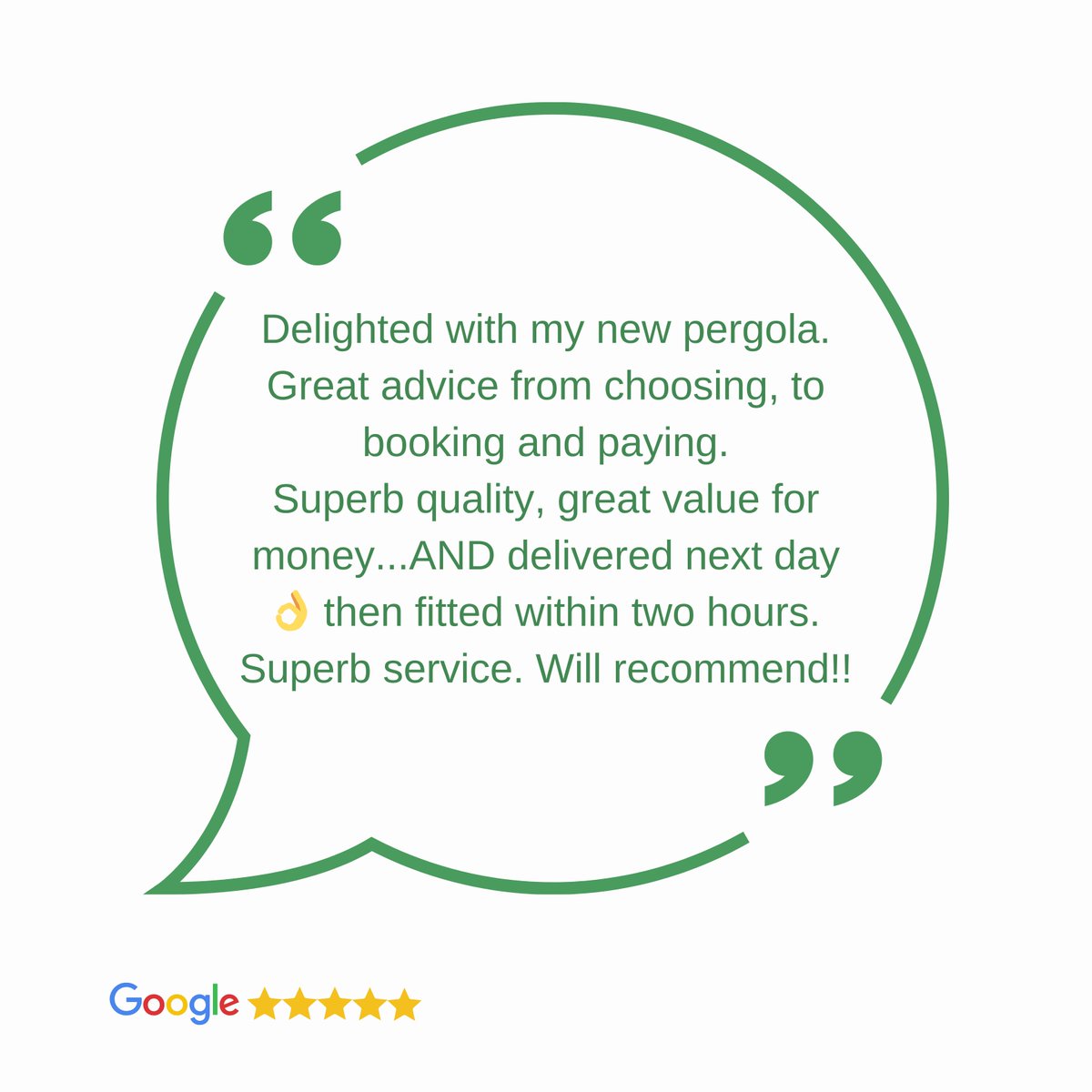 We're rated 5 stars on Google!⭐

It's always fantastic to hear such lovely feedback, read more customer reviews over on our website!

#GardenFurnitureUK #GardenFurniture #GardenDesign