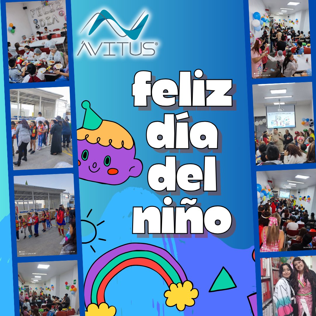 𝐀́𝐕𝐈𝐓𝐔𝐒 𝑇𝑒 𝑖𝑛𝑣𝑖𝑡𝑎 𝑎 𝑞𝑢𝑒 “N𝐮n𝐜a d𝐞j𝐞s d𝐞 𝐬e𝐫 𝐮n n𝐢ñ𝐨/𝐚 𝐜o𝐧 𝐜o𝐫a𝐳ó𝐧 𝐩u𝐫o y n𝐨b𝐥e𝐳a e𝐧 𝐞l a𝐥m𝐚.  ¡𝑭𝙚𝒍𝙞𝒛 𝑫𝙞́𝒂 𝒅𝙚𝒍 𝑵𝙞𝒏̃𝙤!”
Y así vivimos la celebración a nuestros nin@s ÁVITUS.
<a href="/seguidores/">seguidores</a>
#avitusmx #DiaDelNino