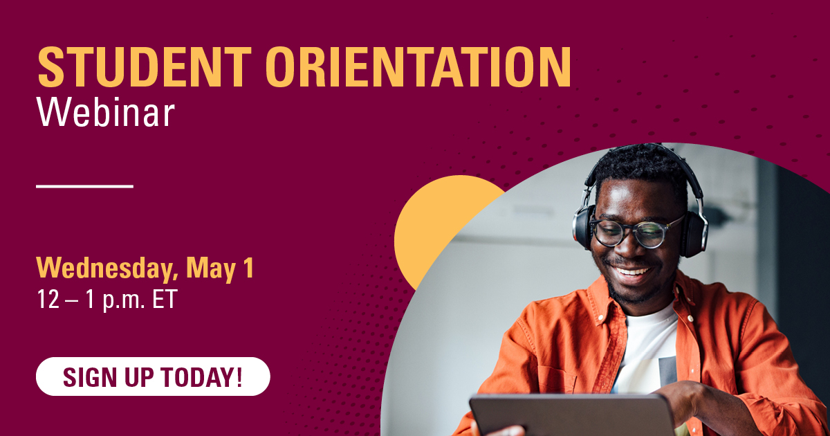 Learn from our student information specialists to gain invaluable insights and strategies for maximizing your online learning experience. 📚💼 🔍 Topics include: ✅ Registration ✅ Budgeting ✅ Online learning tips ✅ Career resources ✅ Q&A session 🔗bit.ly/4bckspe