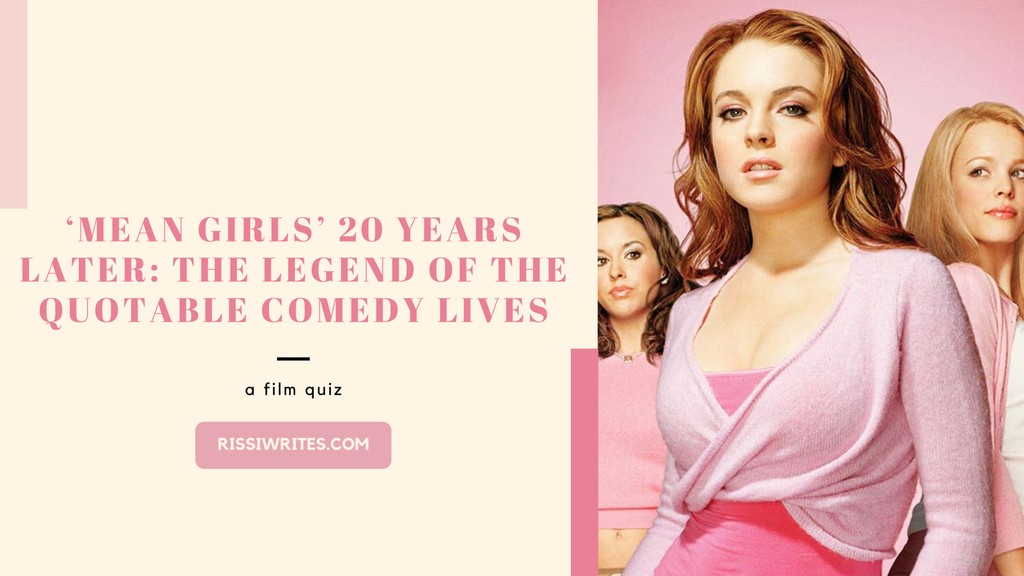 ‘MEAN GIRLS’ 20 YEARS LATER: THE LEGEND OF THE QUOTABLE COMEDY LIVES rissiwrites.com/2024/04/mean-g… Remembering the #LindsayLohan comedy 20 years later. #Movies #MovieQuiz #Movie #FunnyMovie #FunnyMovies #ComedyMovies #ComedyMovie #LaceyChabert