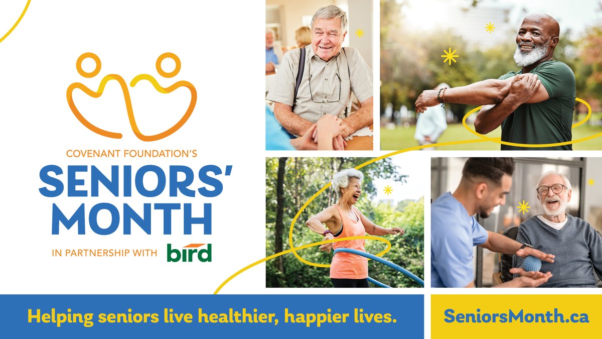 Join us this June for #SeniorsMonth in partnership with <a href="/builtbybird/">Bird Construction</a>, supporting seniors' health and wellbeing across #Alberta. Help our seniors live healthier, happier lives. Discover tons of easy and fun ways to get involved at seniorsmonth.ca 🌟