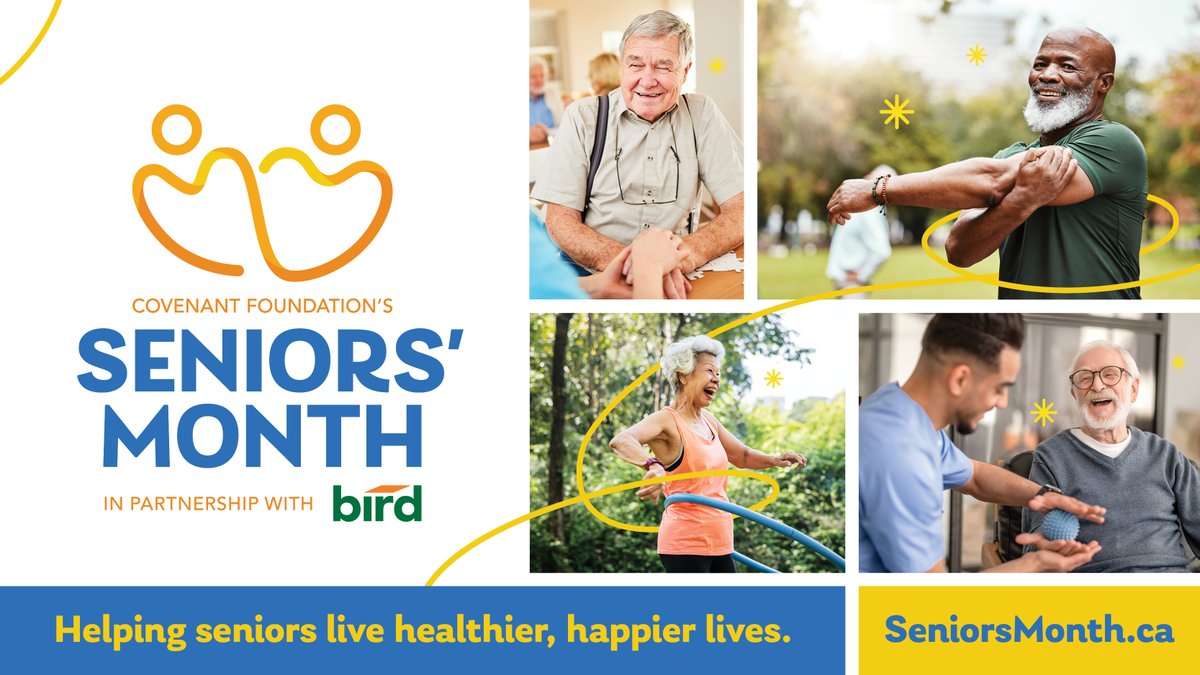 Join us this June for #SeniorsMonth in partnership with @builtbybird, supporting seniors' health and wellbeing across #Alberta. Help our seniors live healthier, happier lives. Discover tons of easy and fun ways to get involved at seniorsmonth.ca 🌟