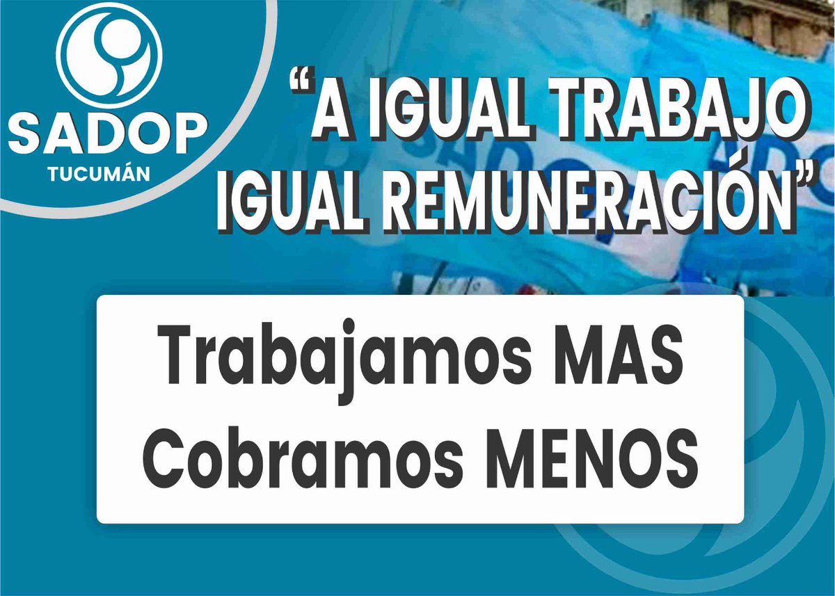 SADOP Tucumán tweet media