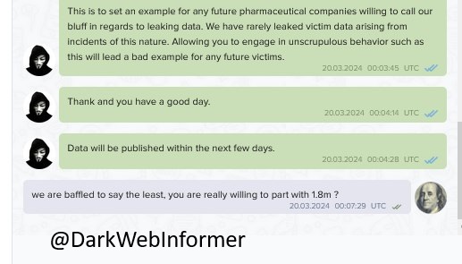 🚨Ransomware Chat🚨I'm actively scraping and came across this Ransomware Chat from LockBit. @RecordedFuture @TheRecord_Media you are mentioned in this chat. #DarkWebInformer #DarkWeb #Cybersecurity #Cyberattack #Cybercrime #Malware #Infosec #CTI #LockBit