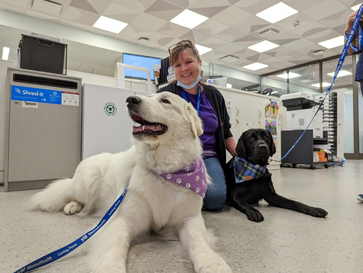 A round of a-paws to our Loving Paws team! Thank you for bringing comfort and joy to all who visit. 🐶❤️

#NationalTherapyAnimalDay