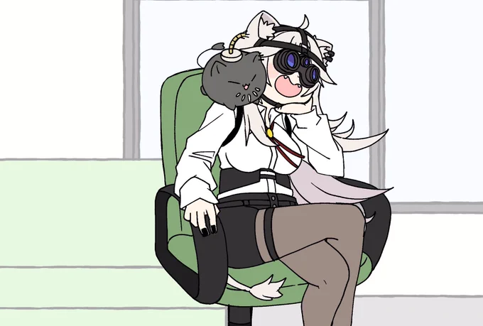 回転イスでグルグルするししろんのgif描き終わった所でなんか見た事ある気がする〜からのアーカイブ遡ったら気のせいじゃなかったーネタ被ってたーせっかくだし個人的に気に入ってるとこだけ放流しとこ 