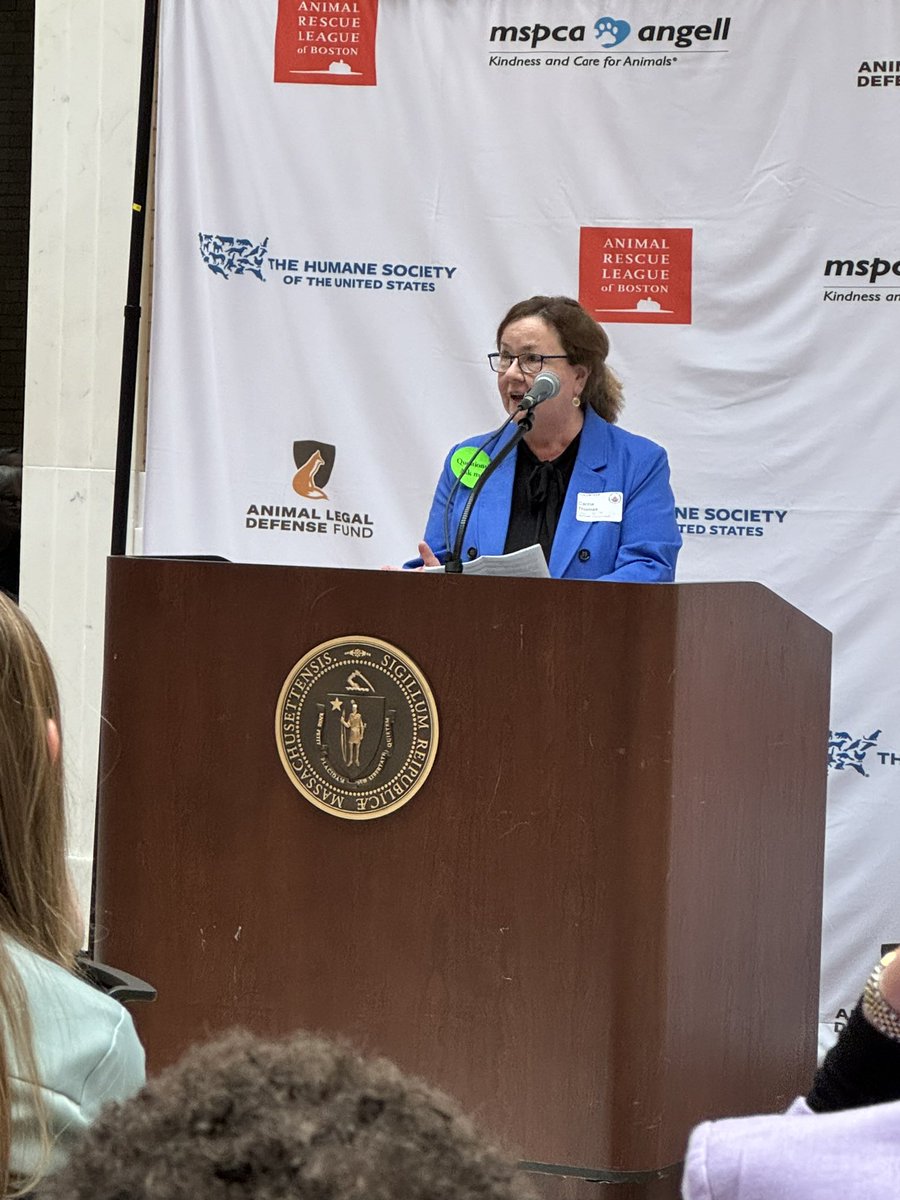 @MspcaAngell Community Advocacy Leader Carrie Thomas speaking on the importance of constituent advocacy and using your voice to help animals! #mapoli #lda2024
