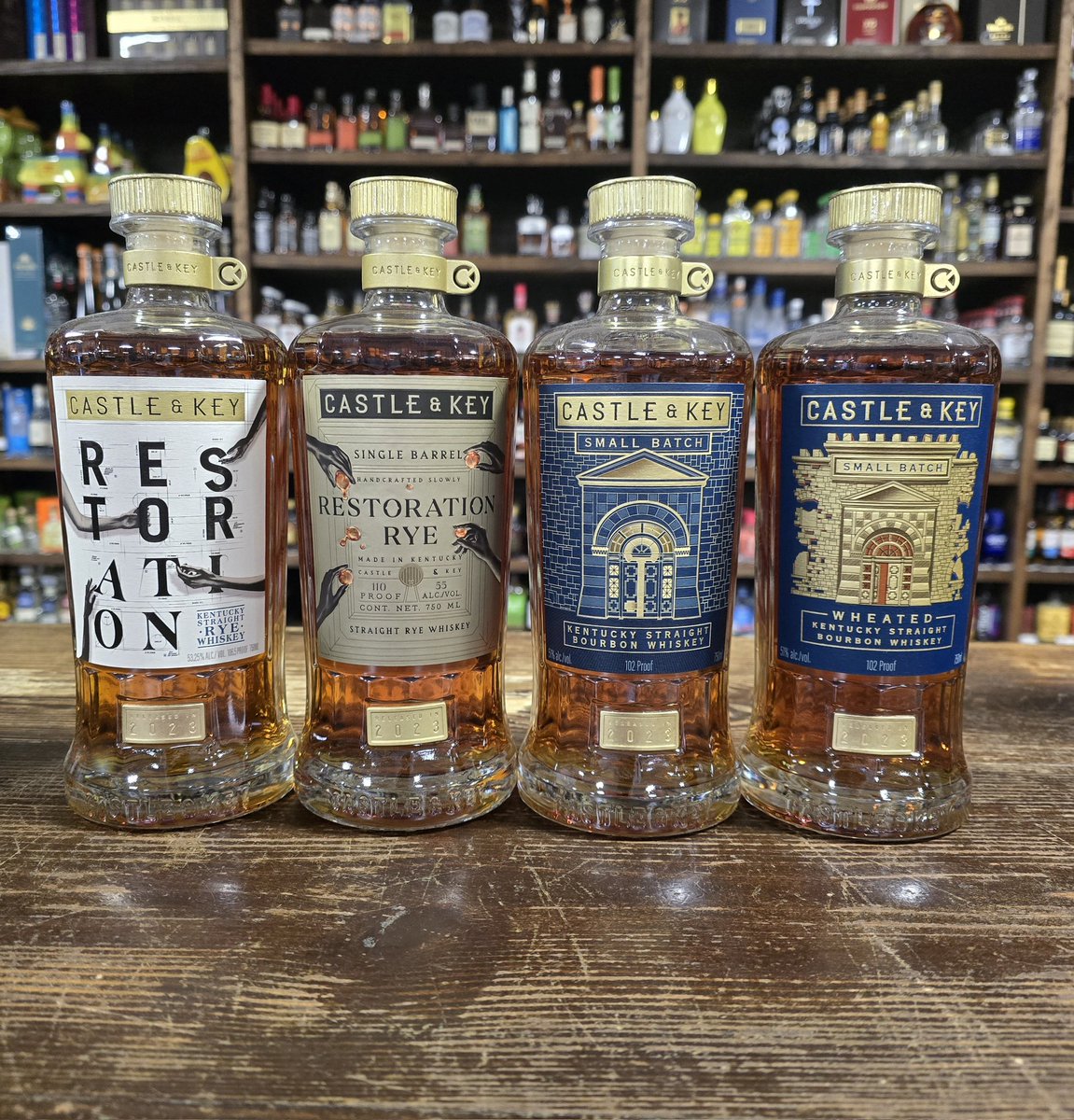@castleandkey is located in Frankfort, KY in the old Colonel Edmund Haynes Taylor, Jr distillery site. In our opinion, they are making some of the best whiskies currently on the market! #KYbourbon #KYrye #restorationrye #singlebarrel #smallbatch
