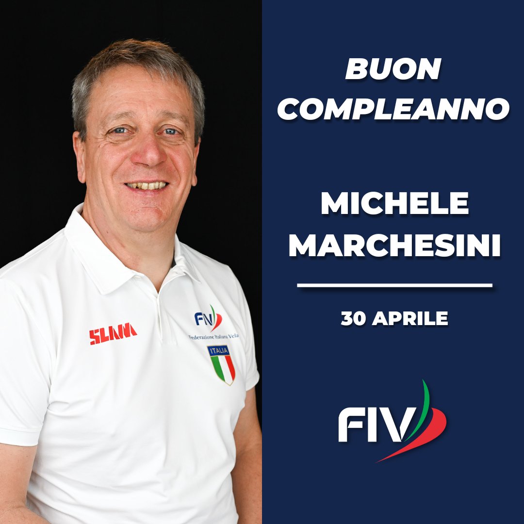 Oggi è il compleanno di Michele Marchesini, Direttore Tecnico della Squadra della Vela Azzurra ⛵ Buon compleanno Michele! 🎂 #AmaLaVela