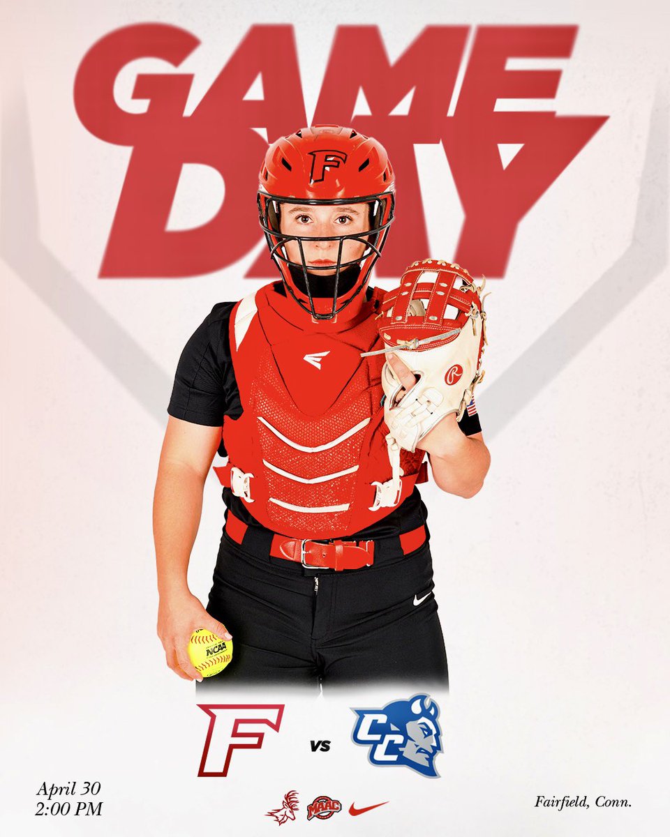 Our homestand rolls on today against CCSU!   🎥 fairfieldstags.com/watch 📊 statb.us/b/510644   #WeAreStags 🤘🥎